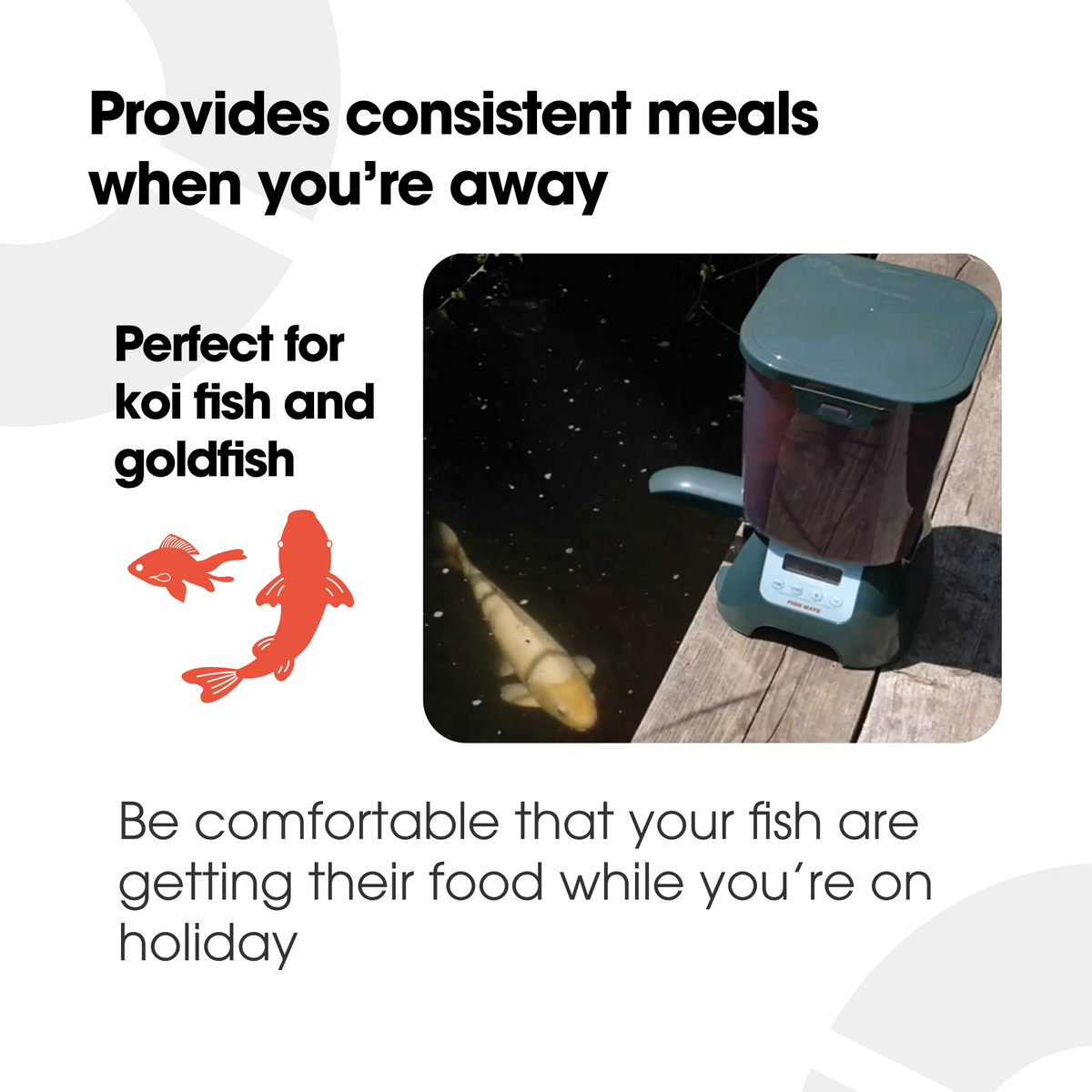 Automatic Pond Fish Feeder P7000