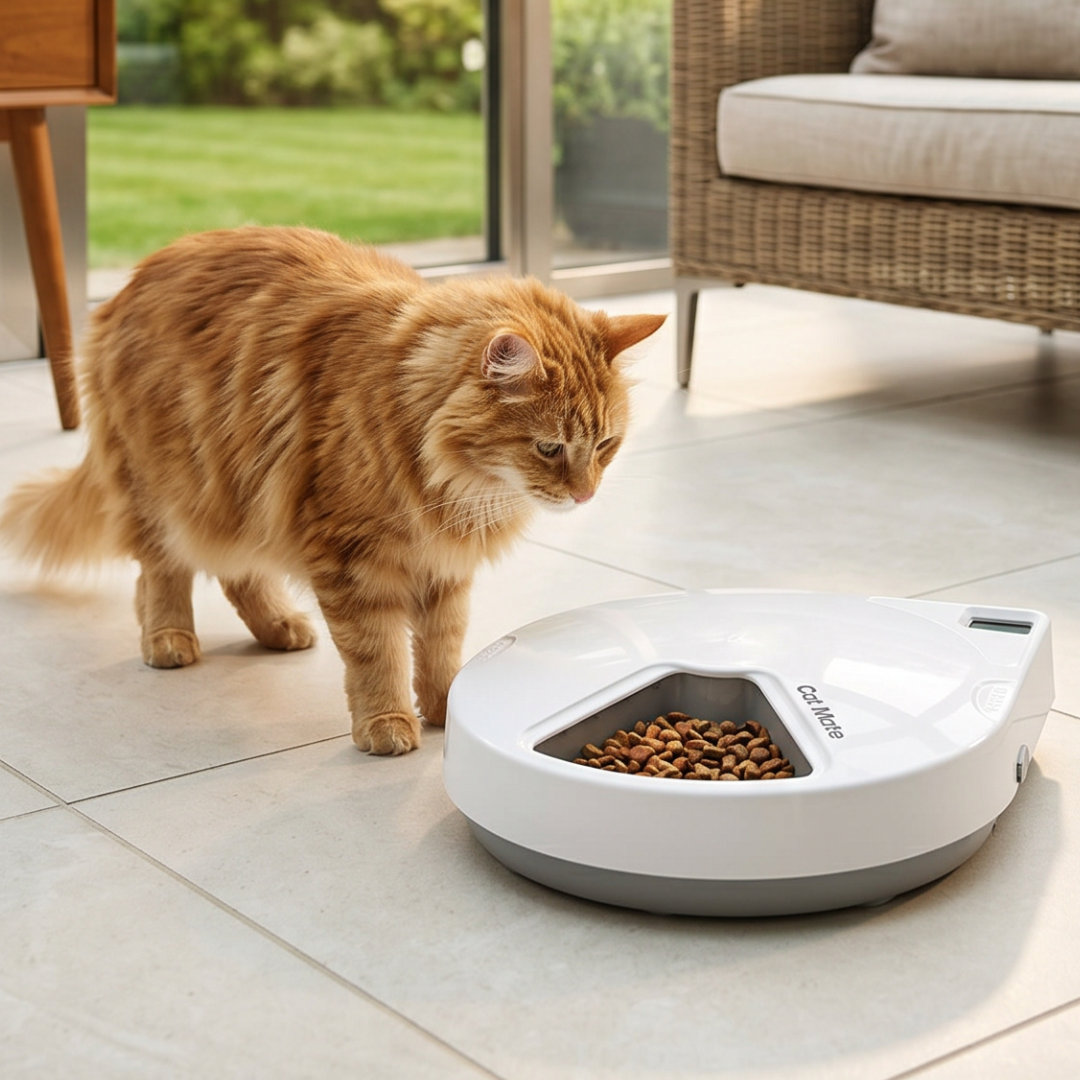 Cat Mate C500 - 5 Meal Digital Automatic Feeder with Ice Packs