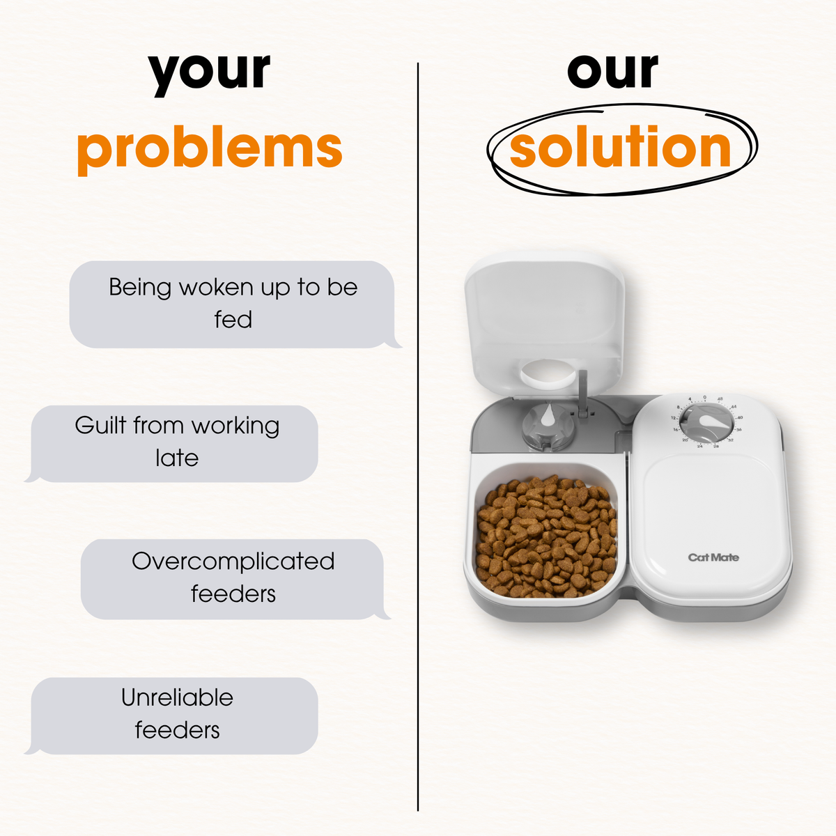 Two-meal Automatic Pet Feeder C200