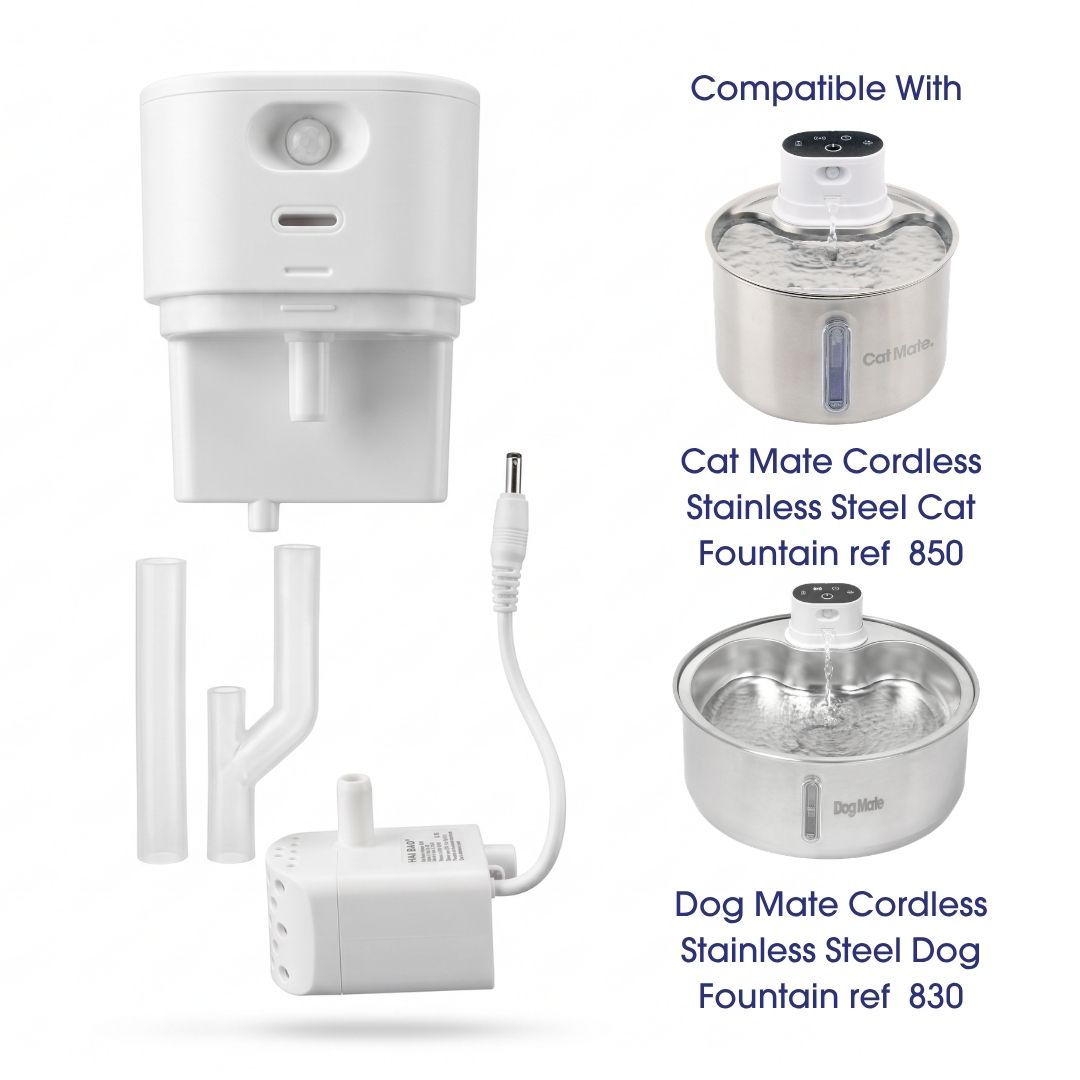 Replacement Pump for Cat Mate & Dog Mate Cordless Stainless Steel Pet Fountains