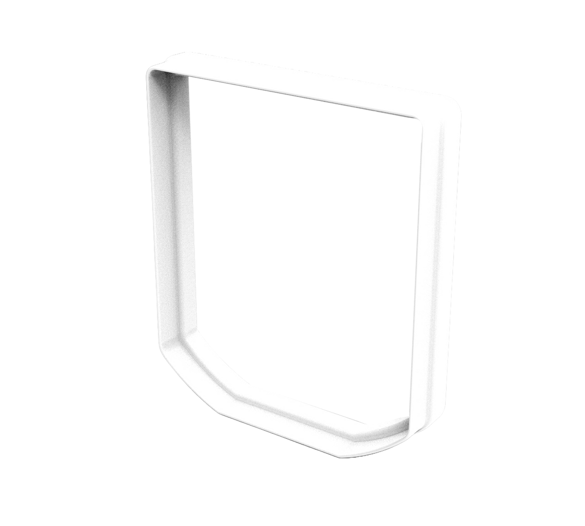 Cat Flap Tunnel Adapter for 360 and 358 Cat Flaps White (362W)