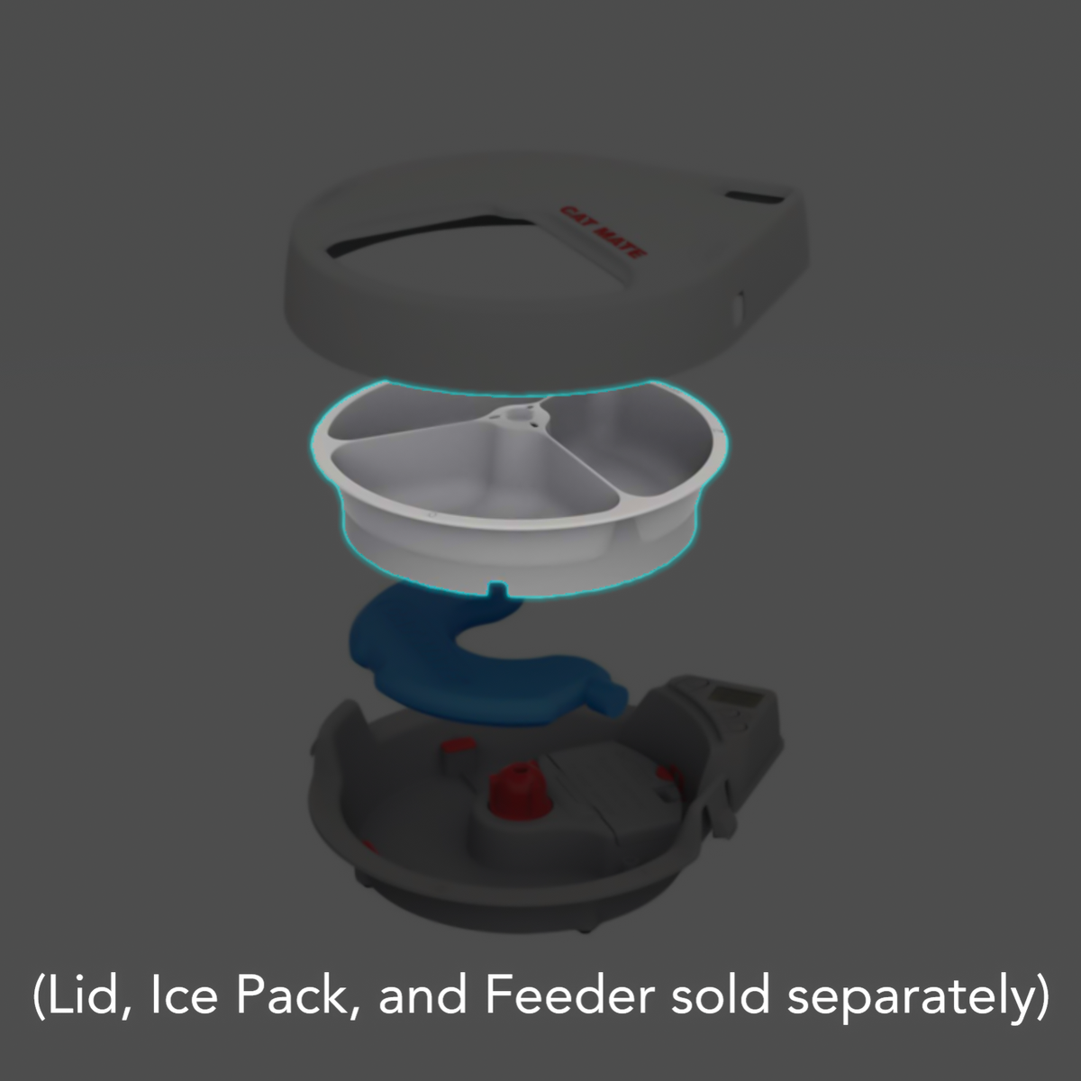 Replacement Bowl: Three-meal Automatic Pet Feeder (944)