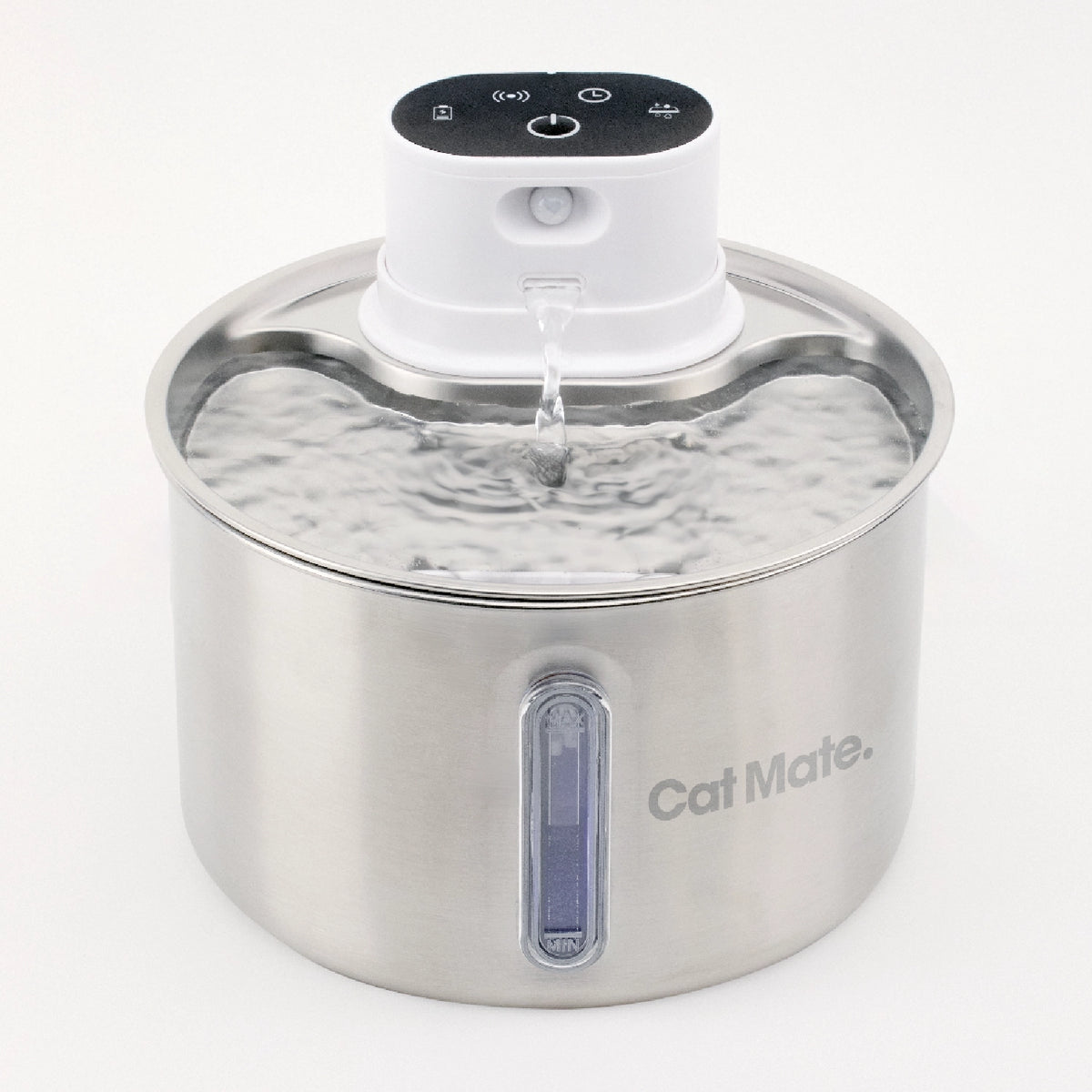 Cat Mate 2.2 Litre Stainless Steel Cordless Cat Water Fountain